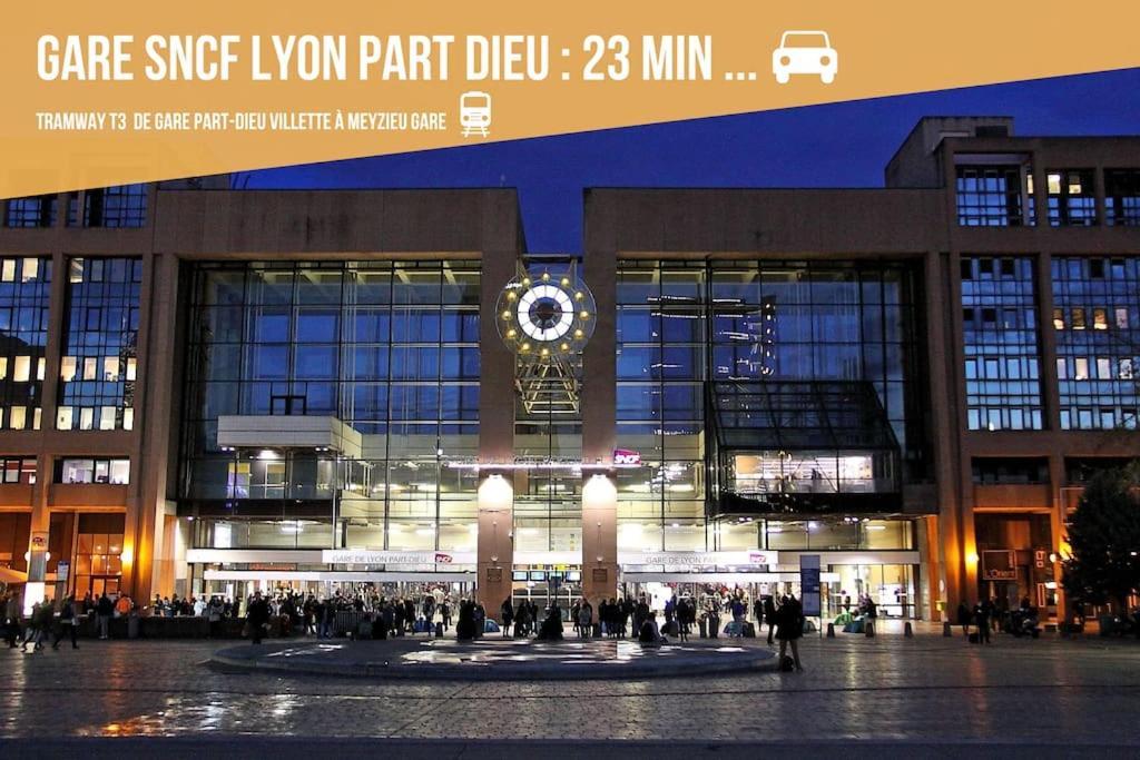 Comfort And Tranquility Near Lyon And Groupama Stadium, 4 Personnes Meyzieu Exterior photo